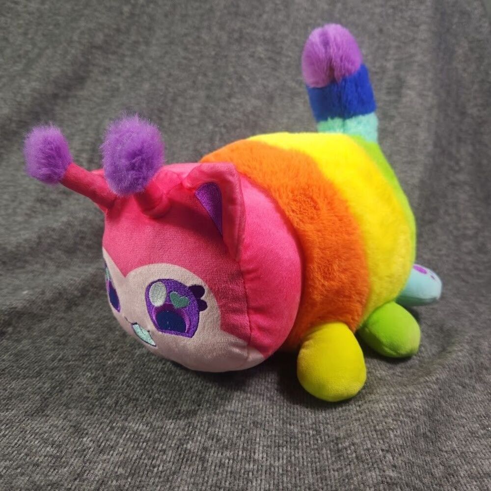 Aphmau Meemeows Safari Series Cat Plush Rainbow Limited Edition 2024